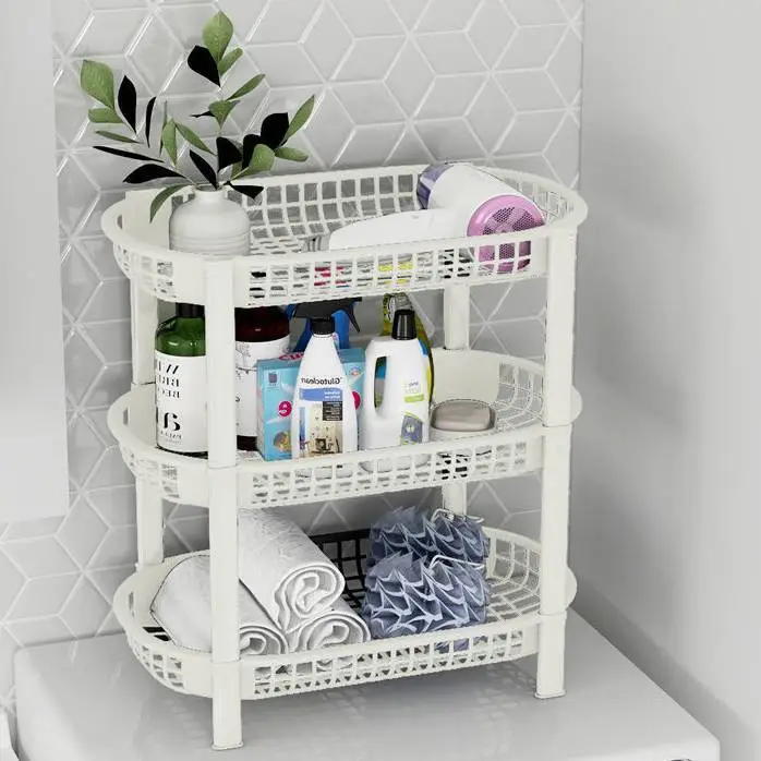 Multi Layer Integrated Household Storage Rack，Hollow Storage Rack 1