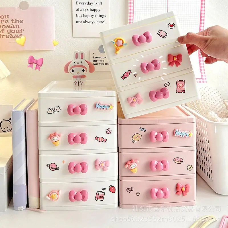 Multi-Layer Children's Hair Accessories Storage Box 1