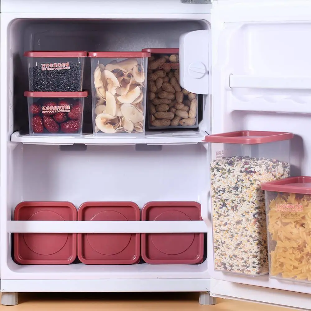 Convenient Storage, Square Plastic Fresh-Keeping Containers 1