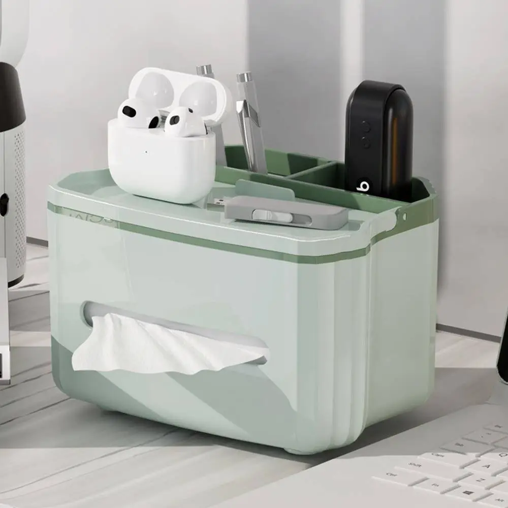 Multifunctional Tissue Box, Small Desktop Storage Rack 1