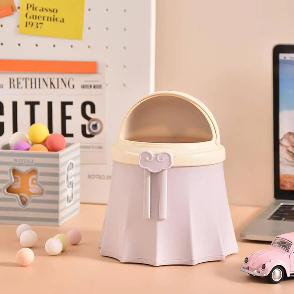 Charming Cartoon Princess Desktop Trash Can 1