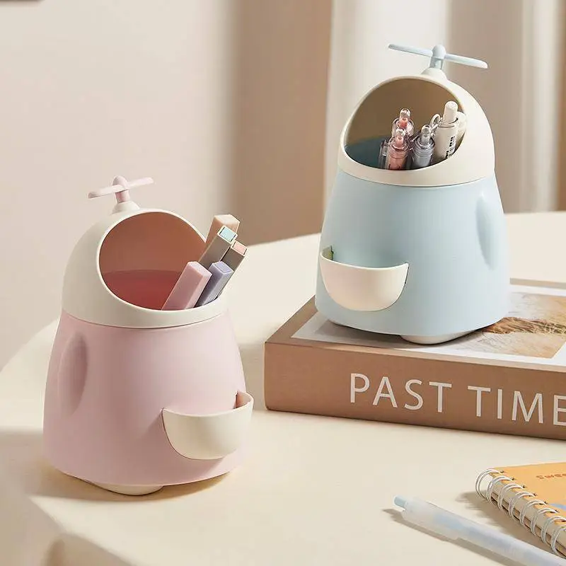 Charming Cartoon Shaped Pen Holders, Two Options for Red And Pink 1