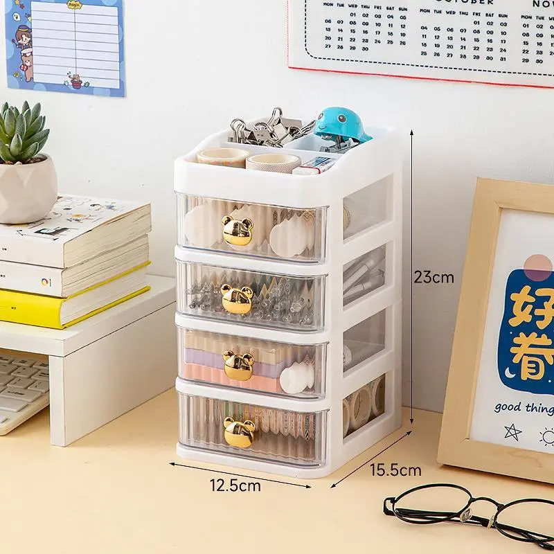 Multi Layer Desktop Storage Drawer Box，Anti Falling Storage Box 1