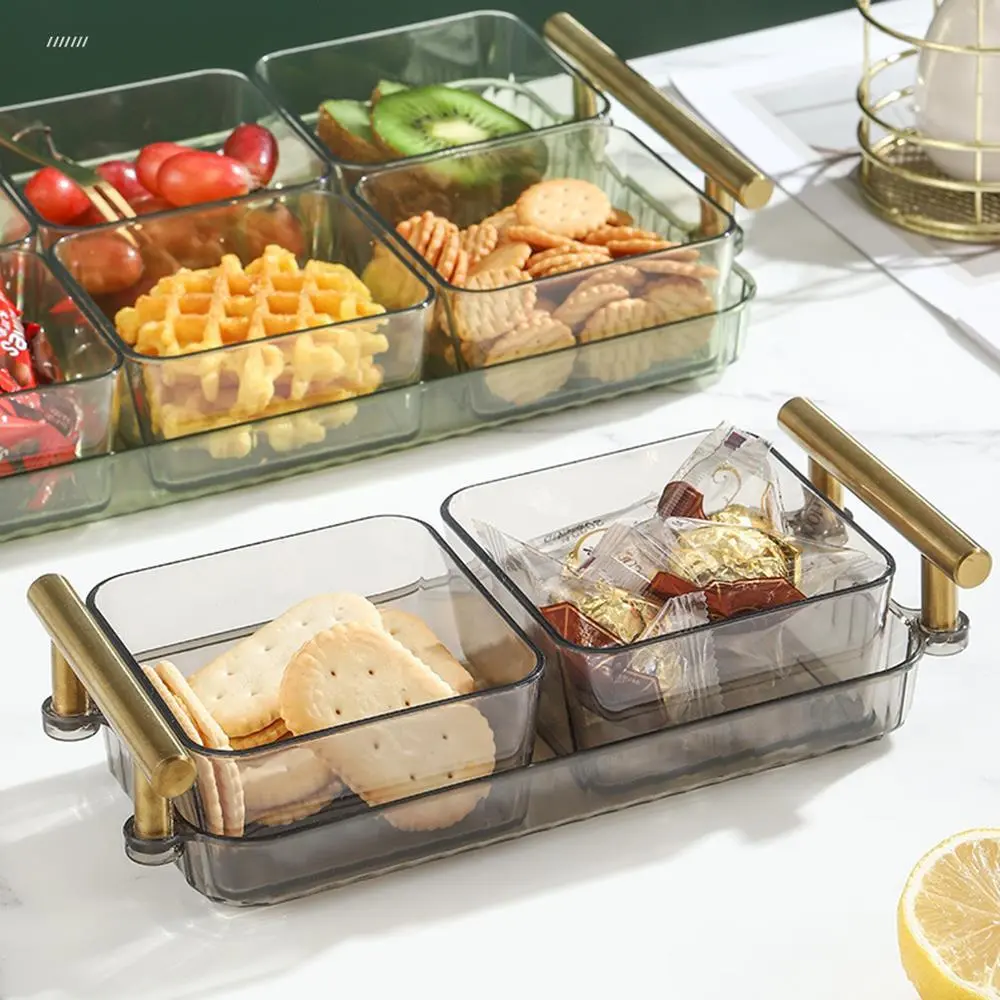 Light Luxury Household Fruit Snack Tray, Living Room Desktop Storage Rack 1