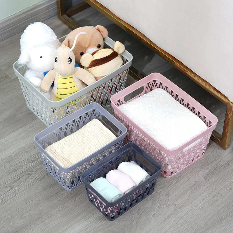 Desktop Cosmetics Sorting Box Storage Basket, Household Kitchen Storage Basket 1