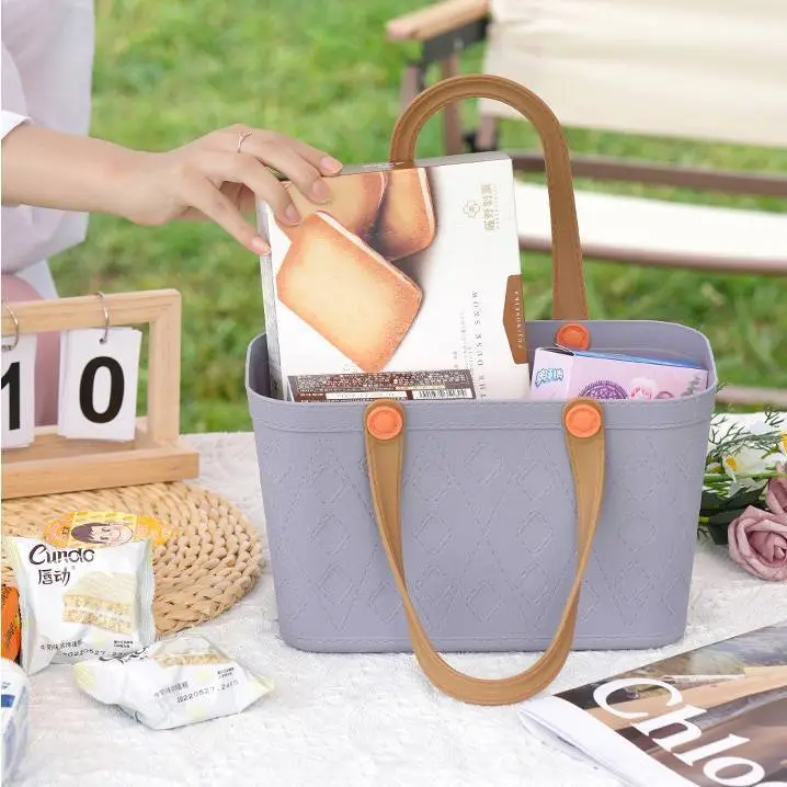 Handheld Grocery Baskets, Miscellaneous Storage Picnic Baskets 1