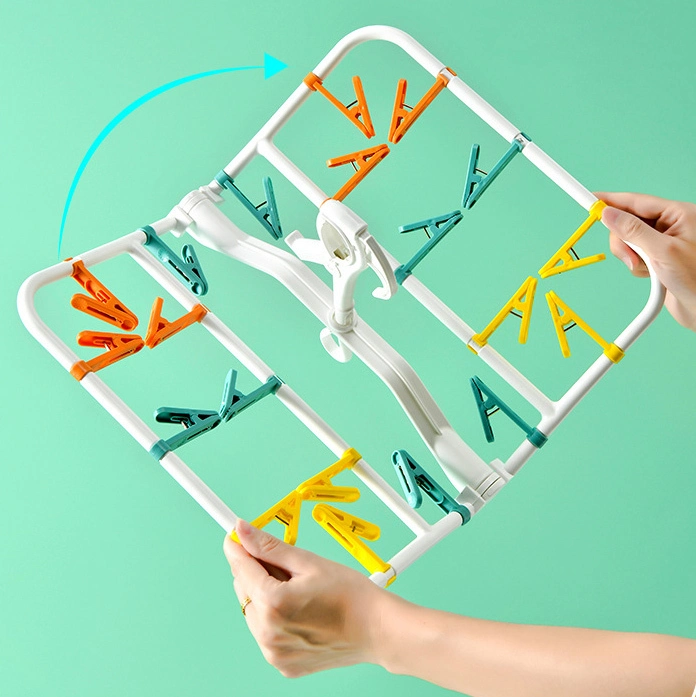 High Quality Foldable Clothes Hangers, Square and Circular Hangers 1