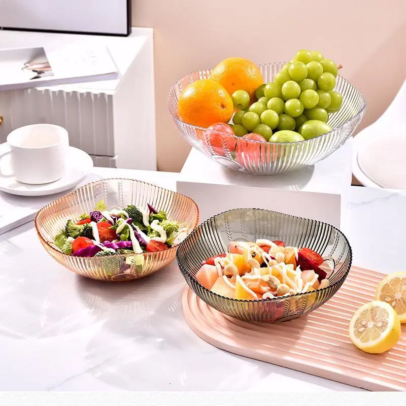 PET Round Transparent Fruit Tray 1