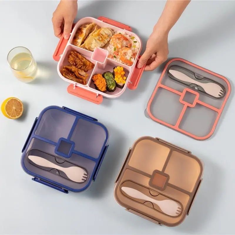 Children's Student Lunch Box, Divided Sealed Fruit box Salad Box 1