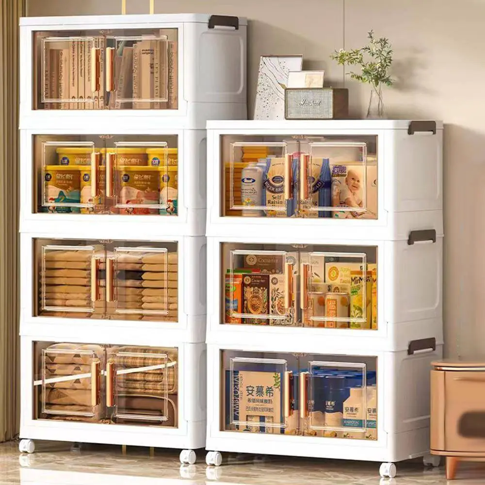 Children's Toy and Clothes Folding Storage Cabinet 1