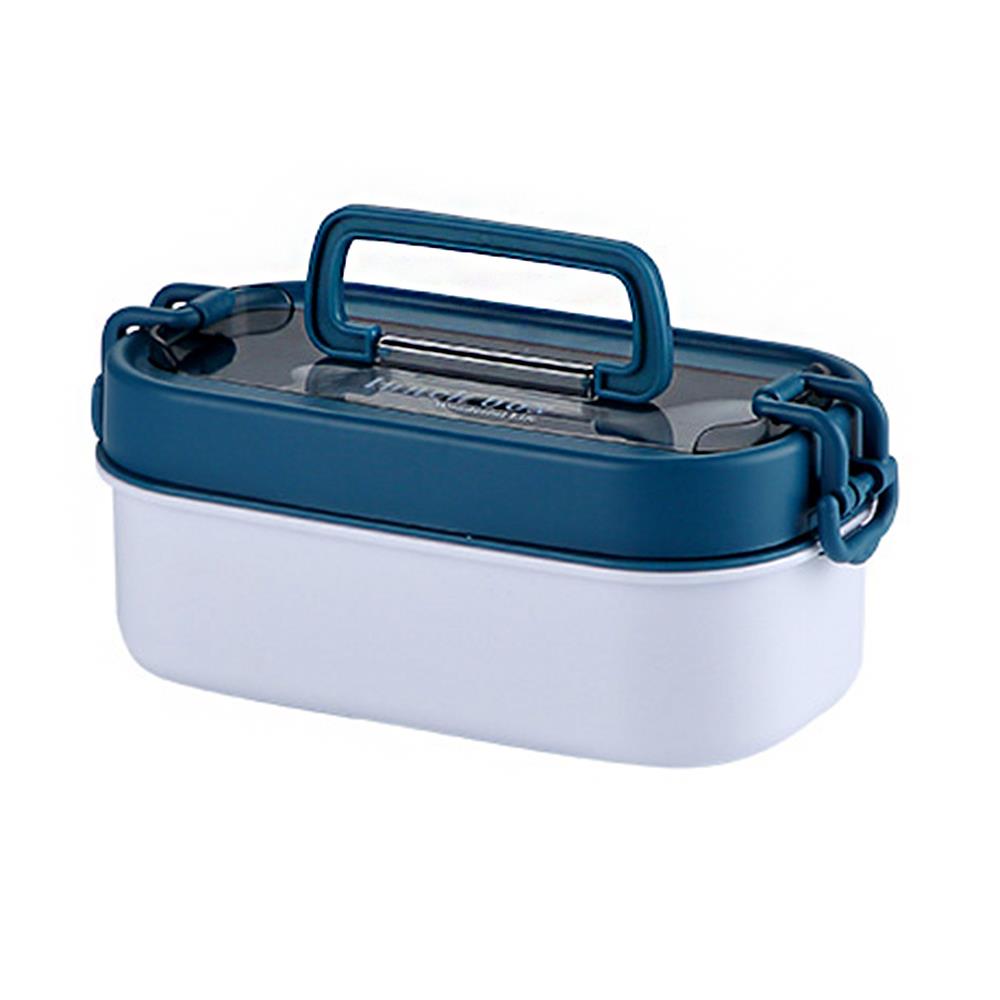 Double Layered Japanese and Korean Style Plastic Lunch Box 5