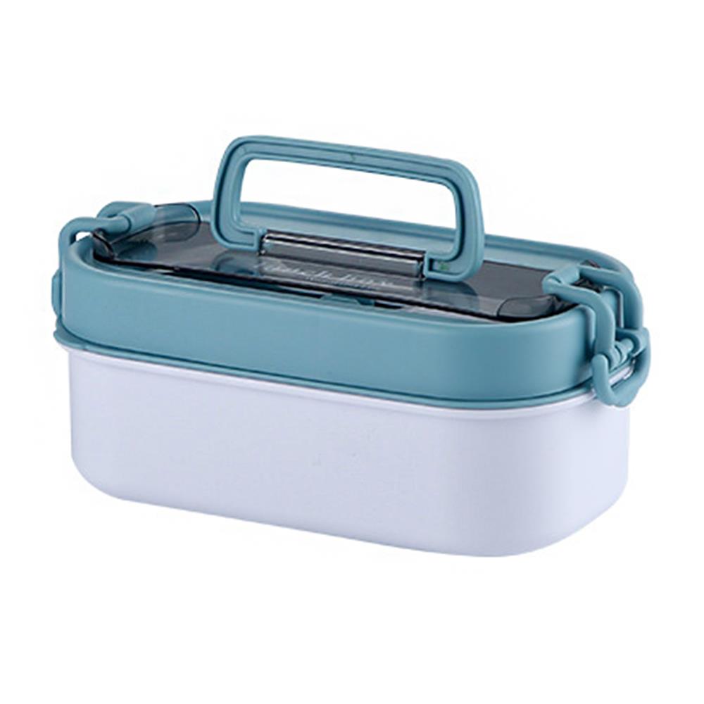 Double Layered Japanese and Korean Style Plastic Lunch Box 6