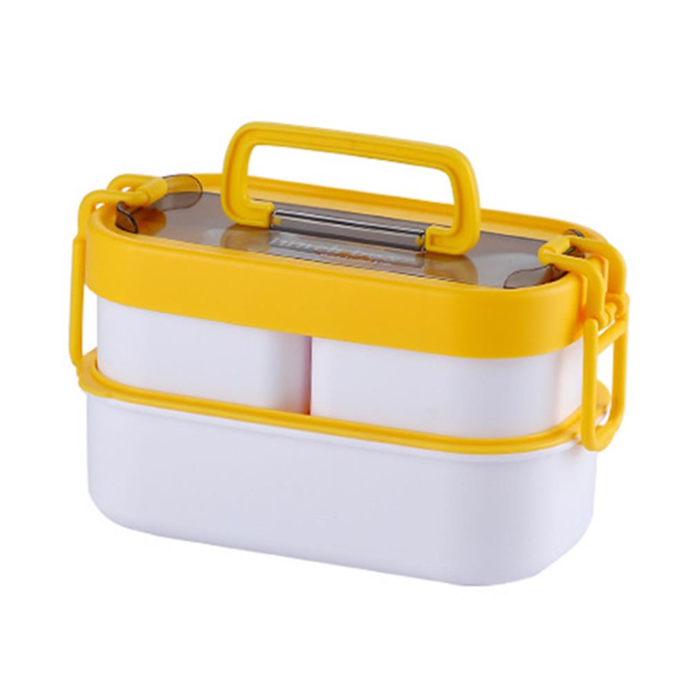 Double Layered Japanese and Korean Style Plastic Lunch Box 8