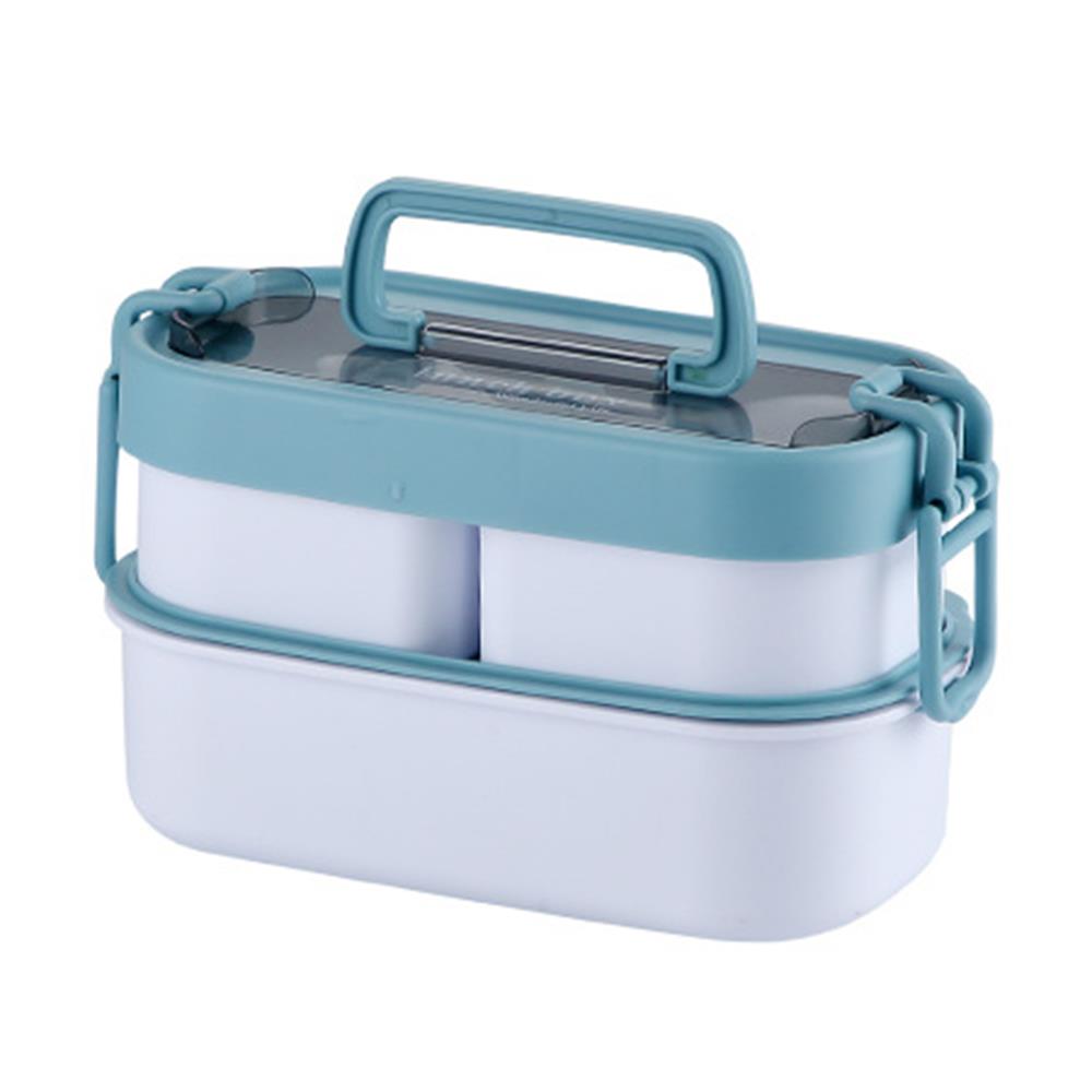Double Layered Japanese and Korean Style Plastic Lunch Box 10