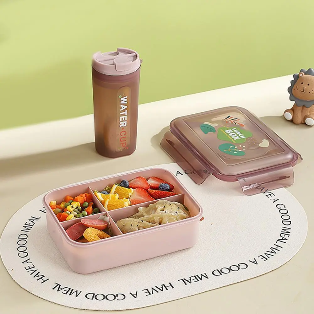 Multi Compartment Student Lunch Box that can be Heated by Microwave 1