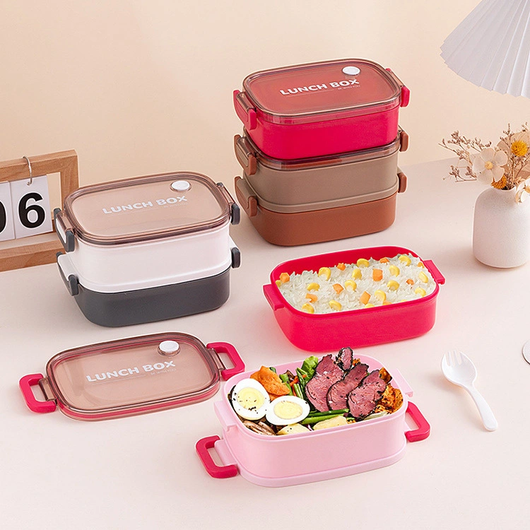 Simplified Japanese Sealed Multi Compartment Bento Box 1
