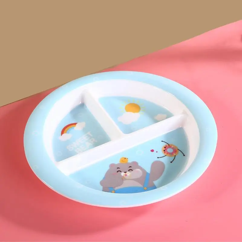 Round/Square Multi Compartments Dining Plate 1