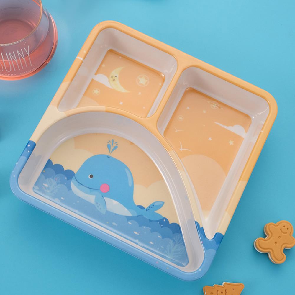 Bamboo Fiber Square Covered Lunch Box 2