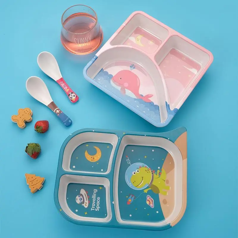 Bamboo Fiber Square Covered Lunch Box 1