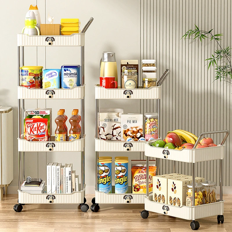 Bathroom and Toilet Trolley, Dog Decoration Storage Rack 1