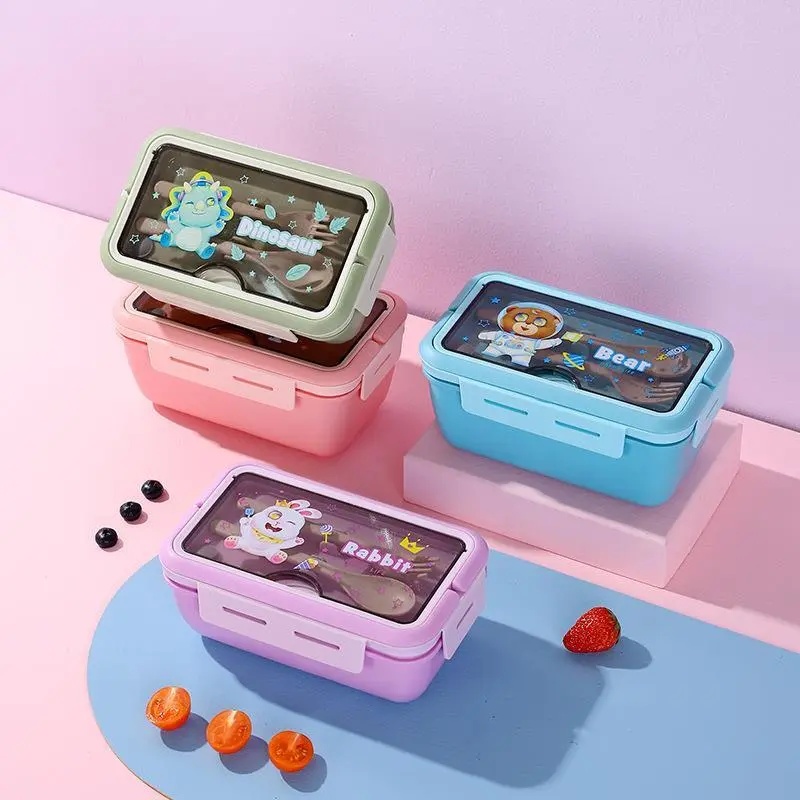Multi Compartment PP Lunch Box, Rectangular Lunch Box 1