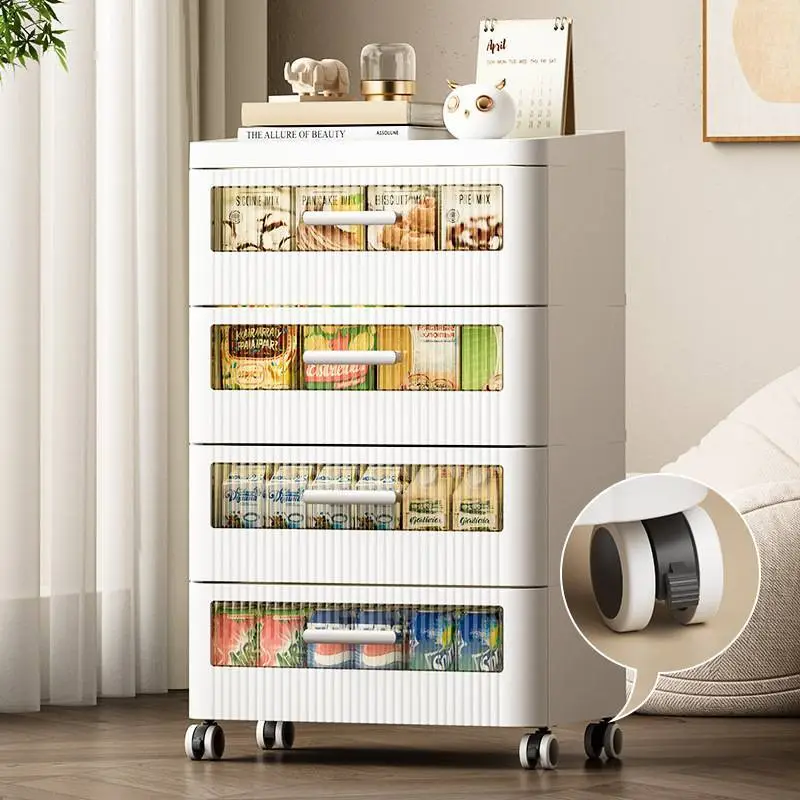 New Minimalist Modern Household 5-Layer Bedside Table 1