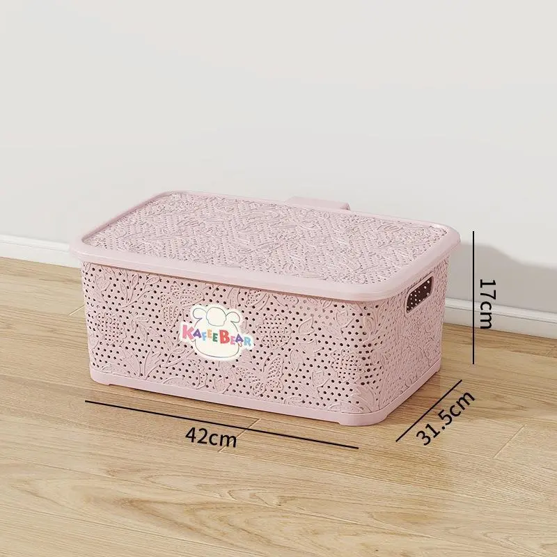 Rattan Hollow Storage Basket, Dirty Clothes Basket 1