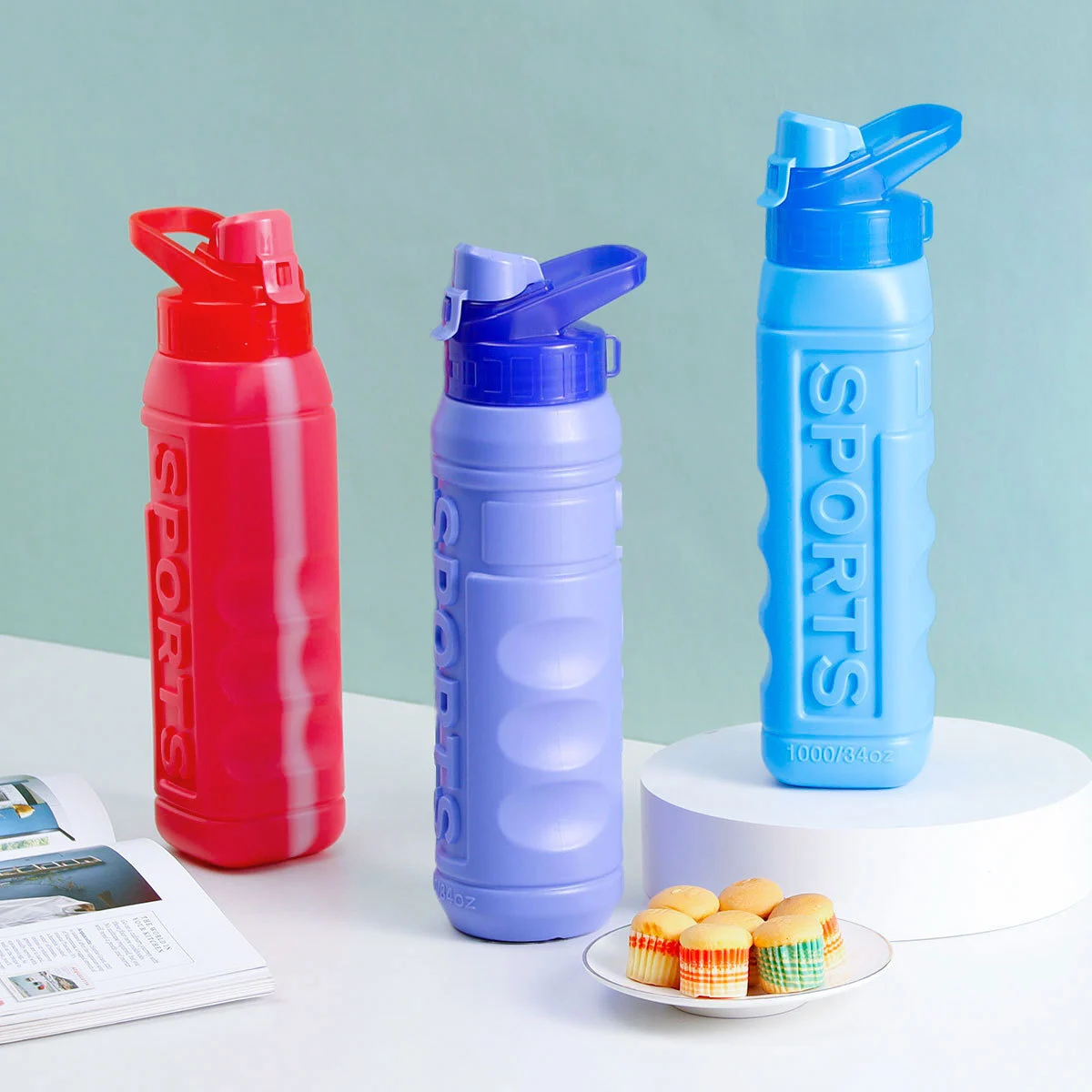 Personalized Direct Drinking Water Bottle, Summer Sports Water Bottle 1