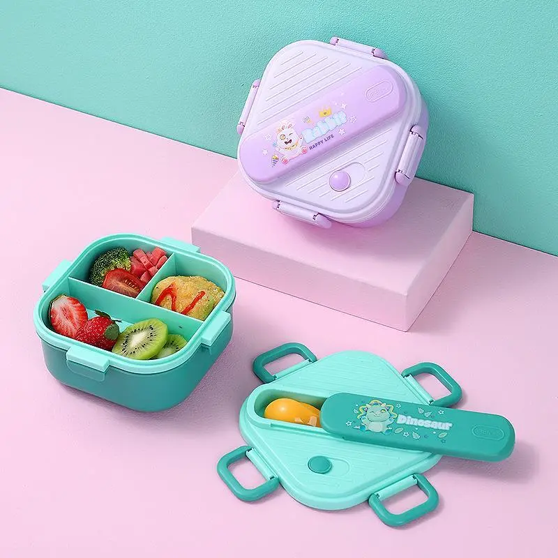 Cartoon Children's Lunch Box, Cute Outdoor Dim Sum Box 1