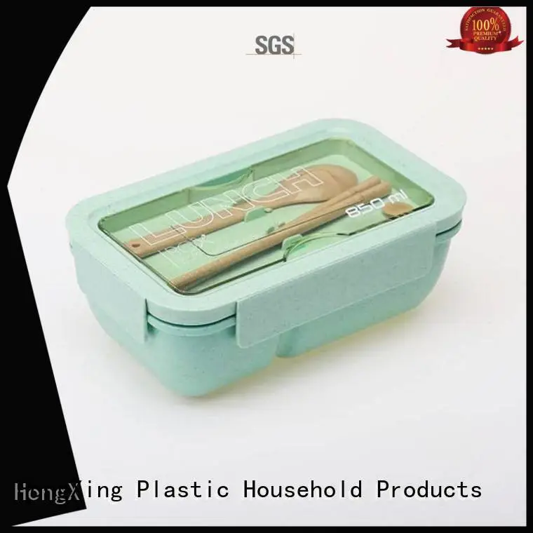 HongXing spoon plastic lunch box manufacturer reliable quality for stocking fruit 1