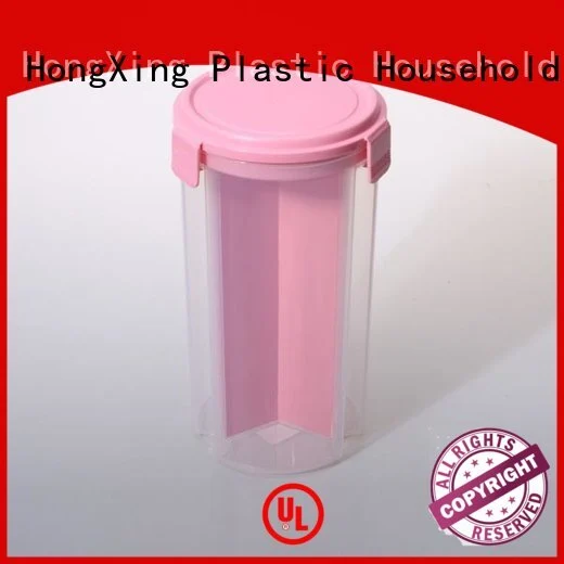 square plastic food containers material for snack HongXing 1