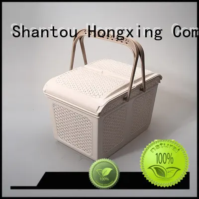 plastic picnic basket stackable for storage jars HongXing 1