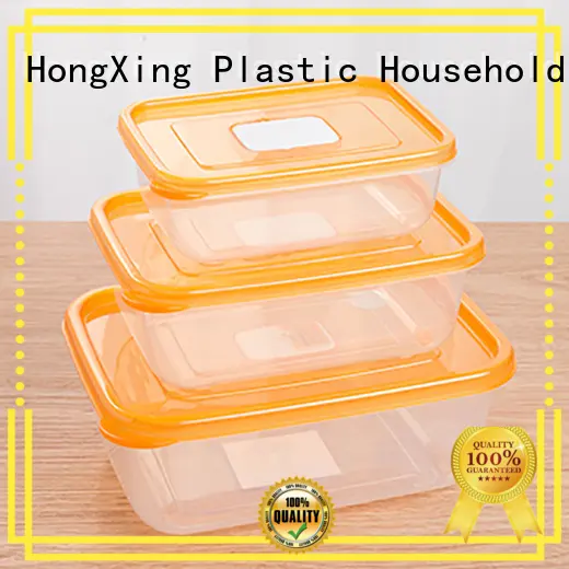 storage microwaving food in plastic containers with many colors for snack HongXing 1