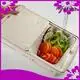 HongXing affordable plastic colander with handle cutting for vegetables 1