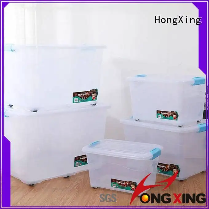 HX0030461 Clear Plastic Storage Box with Wheels 30L, 40L, 70L, 120L, 180L 1