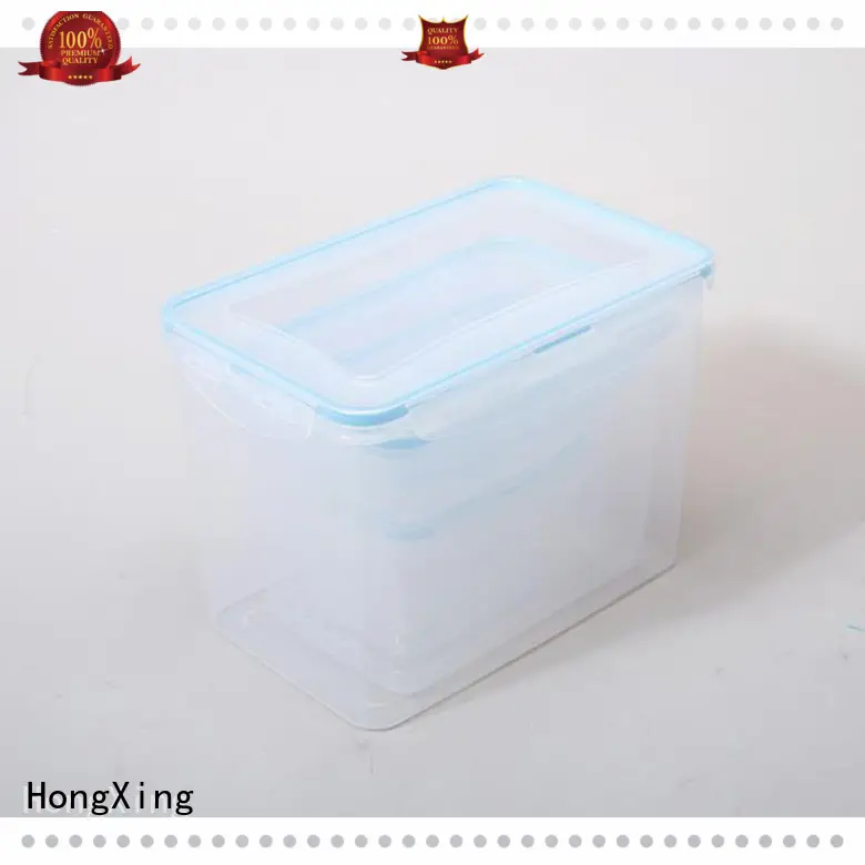 Food storage airtight nested plastic containers with locking lids (Set of 5) 1