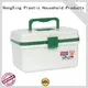 Red green first aid container bin/family emergency kit storage box 1
