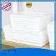 Plastic storage basket organizer,various size multifunction white stackable storage organization basket 1