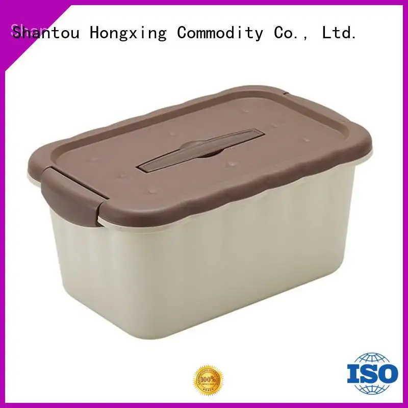 Rectangle shape cookies design plastic storage container with handle&plastic storage boxes 1