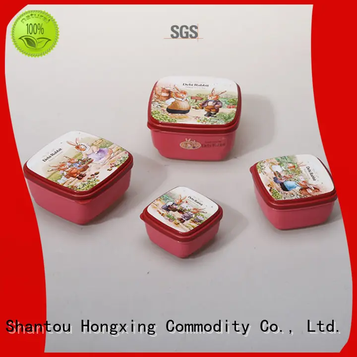 HX0024414 Square Shape 4 in 1 Food Storage Containers in 4 Sizes 150ml, 250ml, 400ml, 550ml2 1
