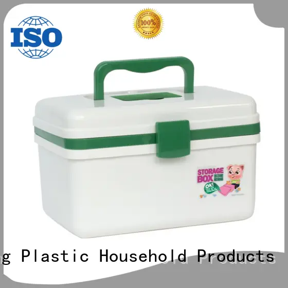 Red green first aid container bin/family emergency kit storage box2 1