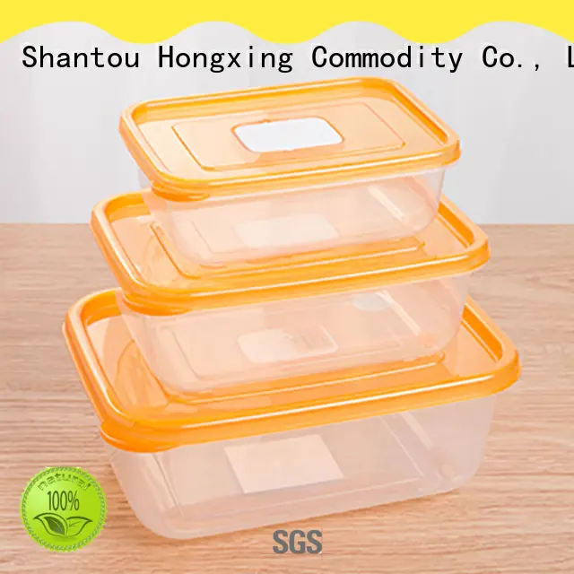 3Pcs/Set plastic Food Container meals Grade Plastic Fresh-Keeping Box 1