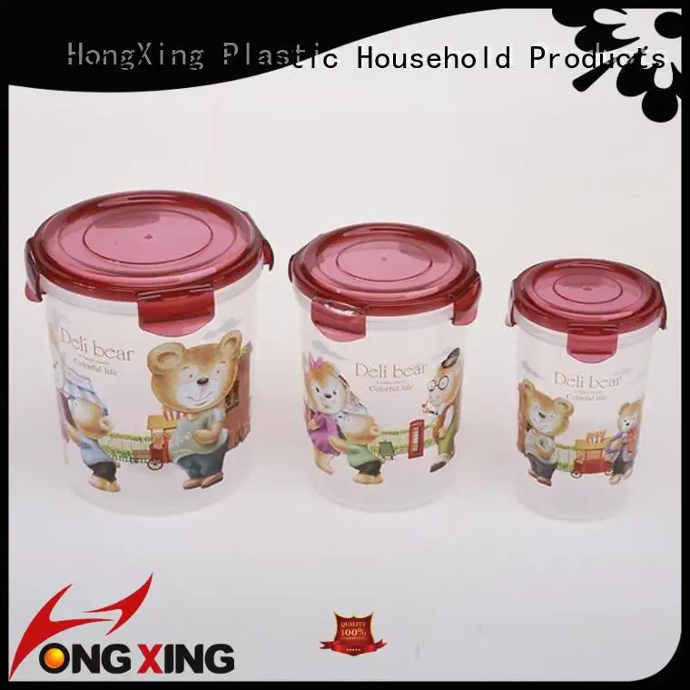 3PCS PP material microwavable food airtight box set 1