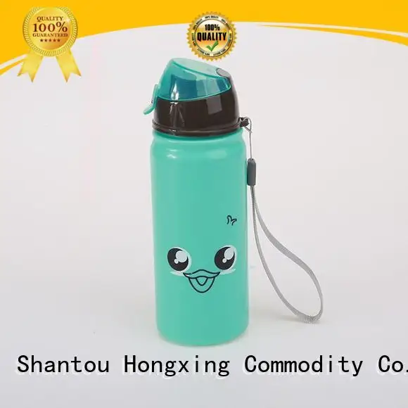 Eco-friendly kid drinking cartoon water bottles BPA free plastic straw bottle 1
