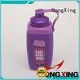 960ML PP material square plastic sporty water&plastic drink bottle with handle 1