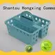 HongXing different sizes plastic basket with handle comfy for storage toys 1