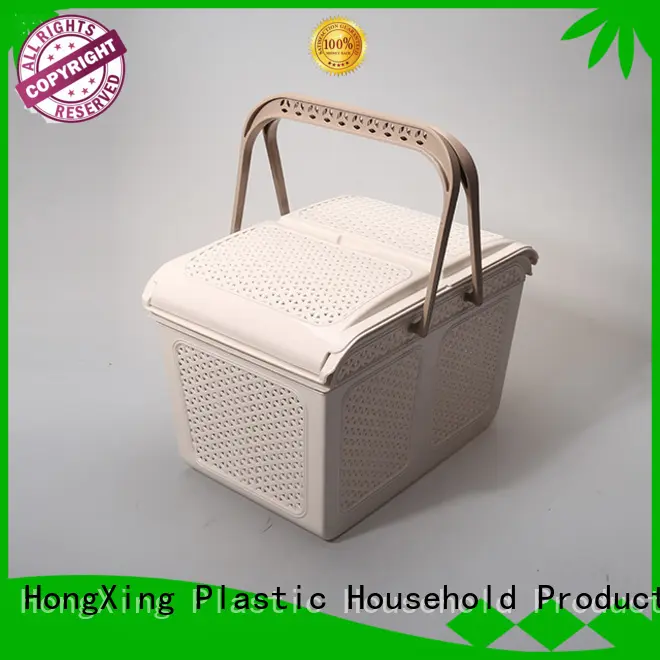 HongXing versatile plastic laundry basket with lid with excellent performance for storage toys 1