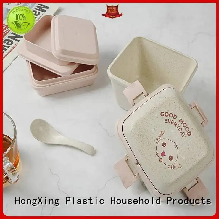 HongXing great practicality bento style lunch boxes for adults plastic for stocking fruit 1
