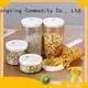 HongXing different shapes commercial plastic food containers square for salad 1