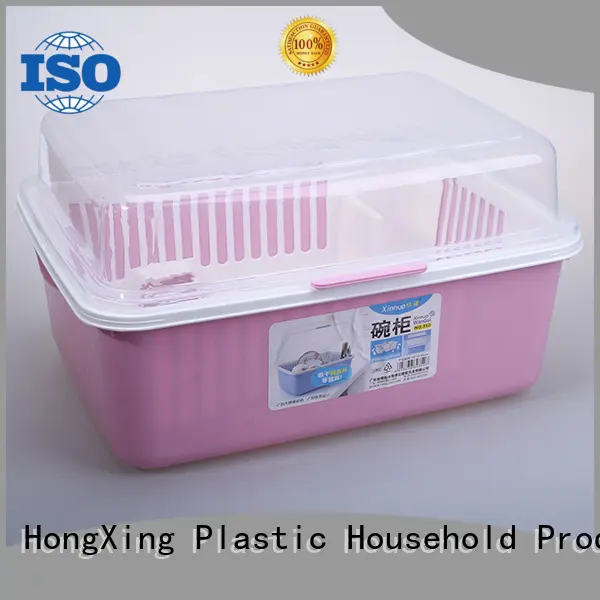 HongXing non-porous plastic dish rack directly sale for vegetables 1